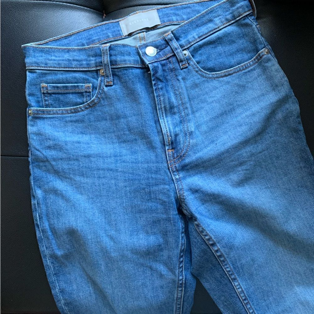 EVERLANE HIGH RISE SKINNY BLUE DENIM JEANS 27 - Picture 5 of 11